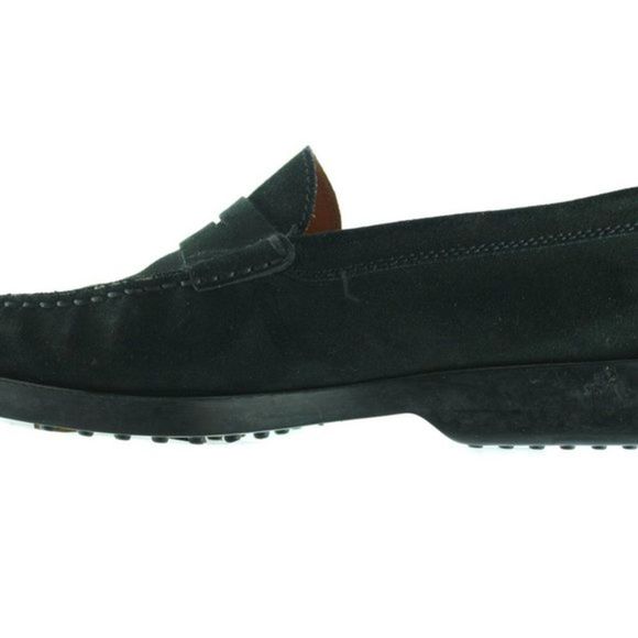 TODS Black Suede Loafers Mens Size 9